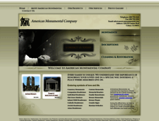 americanmonumental.com screenshot