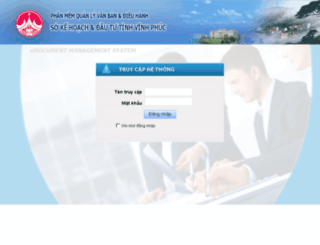 isokhdt.vinhphuc.gov.vn screenshot