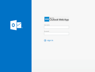 Access Mail.hss.edu. Outlook