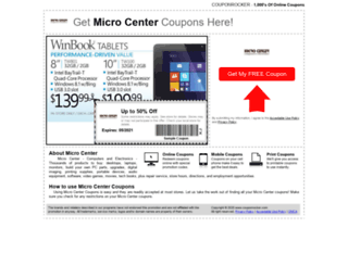 Microcenter coupon code