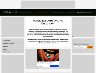Access publicrecords.netronline.com. NETR Online • Public Records