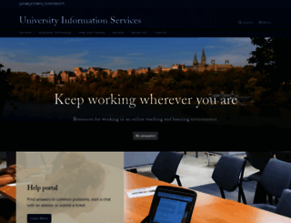 Access Uis Georgetown Edu University Information Services Uis Georgetown Edu Screenshot