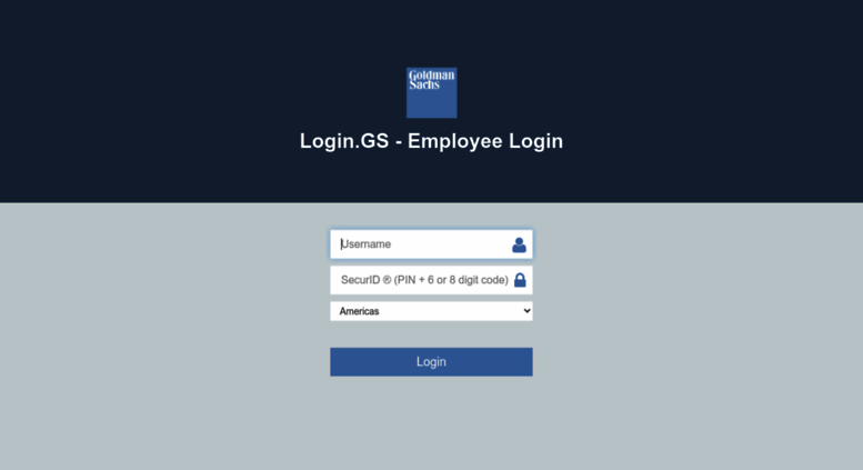 Access Americas1 login gs Login GS