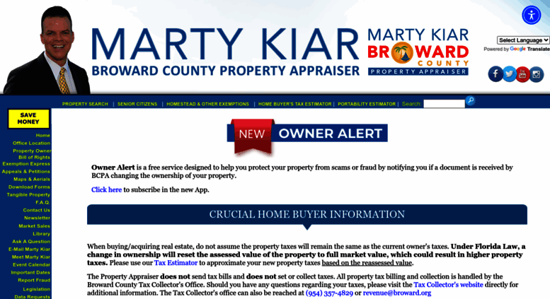 Access Marty Kiar Broward County Property Appraiser