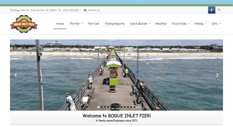 Access Bogueinletpier Com Home Bogue Inlet Pier