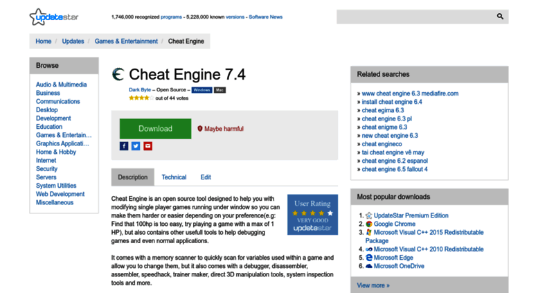 Cheat engine download no virus