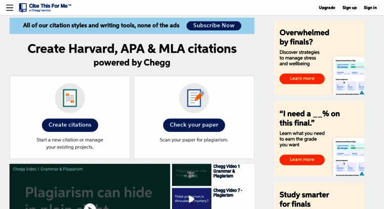 access citethisforme com cite this for me harvard apa mla cite this for me