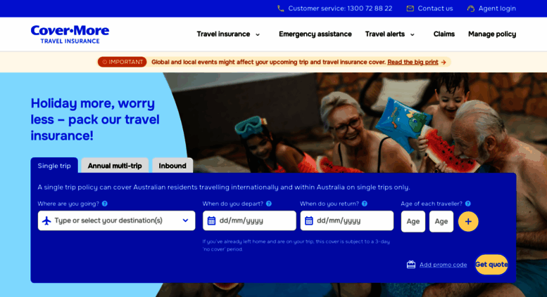 Access Travel Insurance Quote in 3 Easy