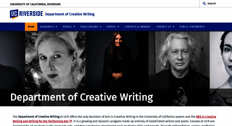 Ucr creative writing