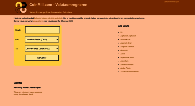 Converter valuta