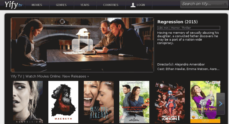search engine for movies free download yify