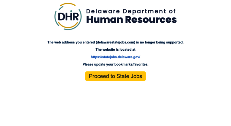 State of delaware jobs openings