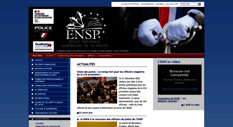 Access ensp.interieur.gouv.fr. Login / User - eZ Publish Access ensp.interieur.gouv.fr. Login / User - eZ Publish