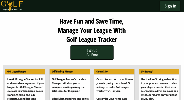 online league tracker
