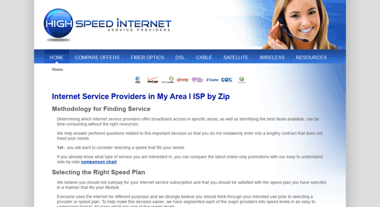 Access high-speed-internet-service-providers.com. Compare Internet Service Providers in My Area ...
