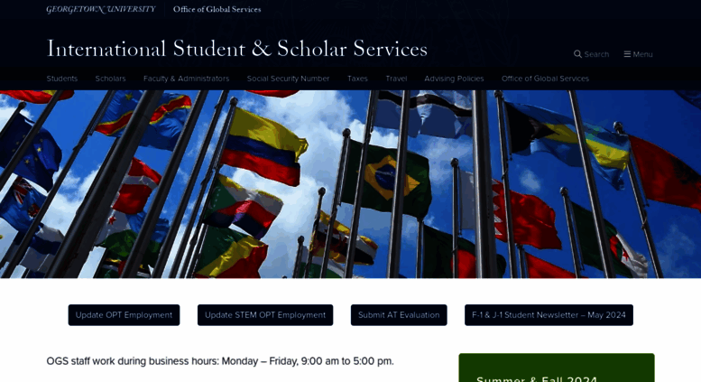 Access Internationalservices Georgetown Edu International Student