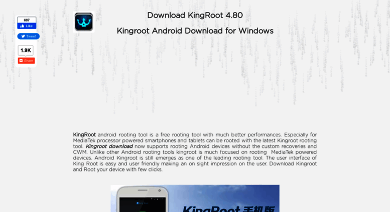 kingroot tools para windows