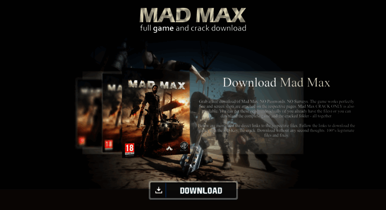 mad max crack only