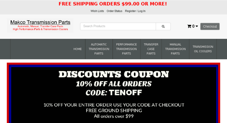 Access Makcotransmissionparts Com Transmission Parts Online Makco