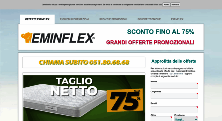 Access materasso.tv. Materassi Eminflex offerte sconti e promozioni Access materasso.tv. Materassi Eminflex offerte sconti e promozioni