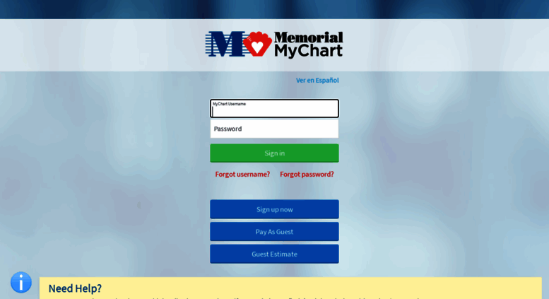 Access Memorialmychart MyChart Application Error Page