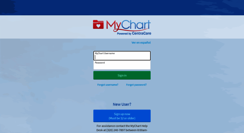 Access Mychart centracare MyChart Application Error Page