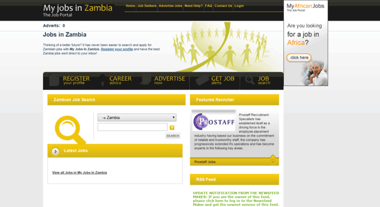 Access myjobsinzambia.com. Jobs in Zambia  Zambian Job Search