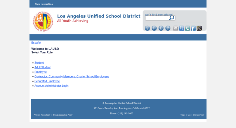 Access Mylogin lausd 