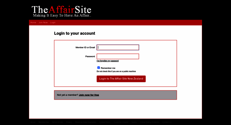 The affairsite