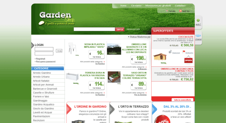 Access ombrelloni arredo giardino.gardenshop.it. gardenshop.it ... Giardinaggio arredo giardino