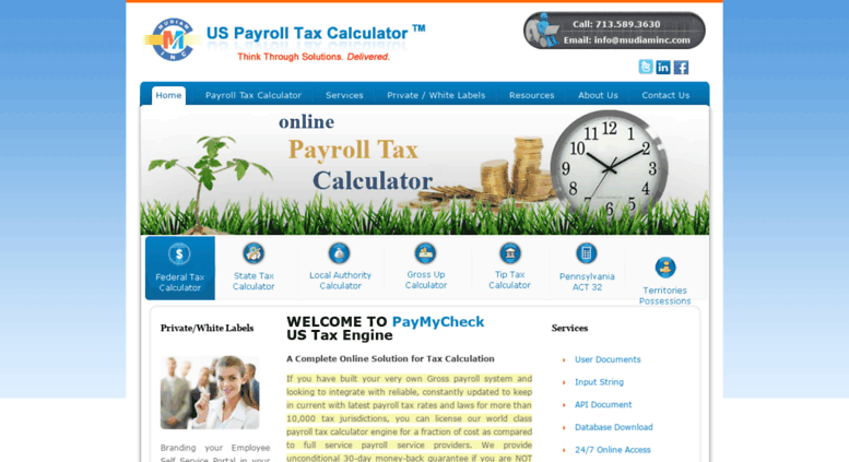 company payroll tax calculator