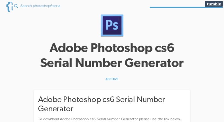 Photoshop cs6 license key list