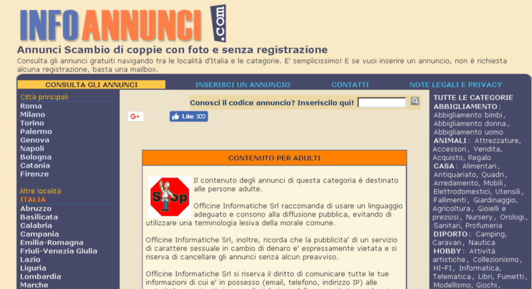 scambi di coppia