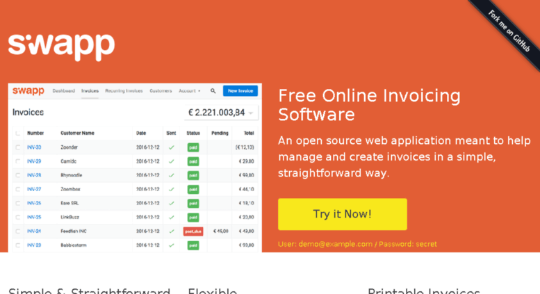 access siwapp net siwapp free online invoicing software