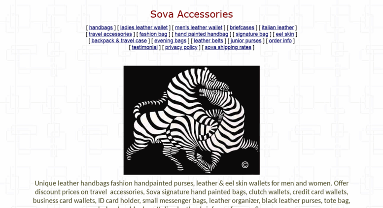 Access Sovaleather Sova Leather Handbags Purses Designer Sovaleather Screenshot