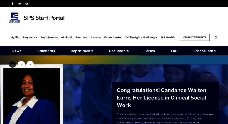 Access Staff spsk12 Staff Portal Suffolk Public Schools