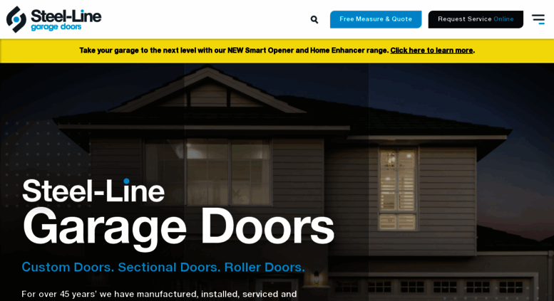 Steel Line Garage Door Opener Wageuzi Access Steel Line Com Au Roller Doors Australia