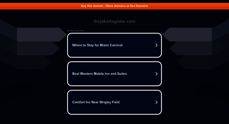 Access Thejakartaglobe Com Jakarta Globe Your City World Thejakartaglobe Com Screenshot