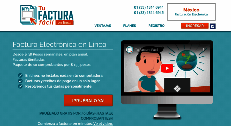 access tufacturafacil com tu factura fácil en línea