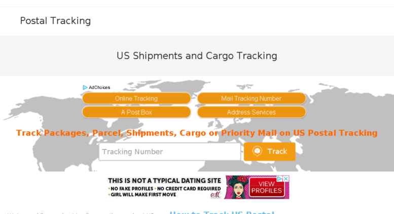 access uspstrackingservice com postal