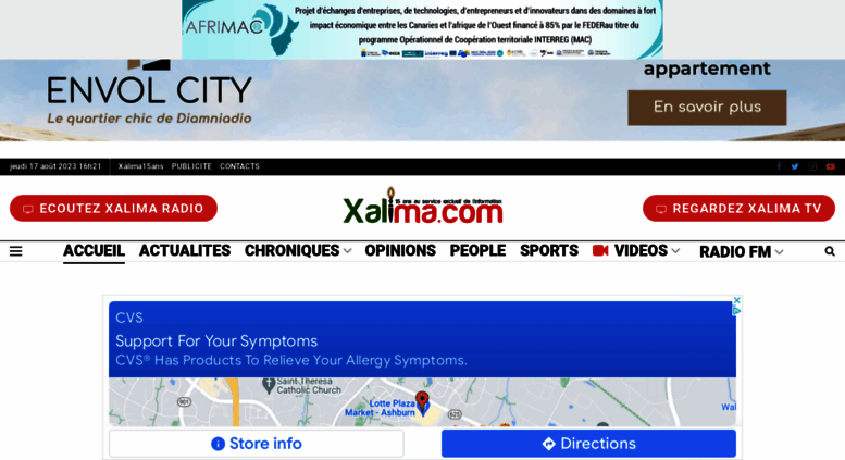 Xalima access xalima. xalima | site de référence de l'actualité Xalima access xalima. xalima | site de référence de l'actualité