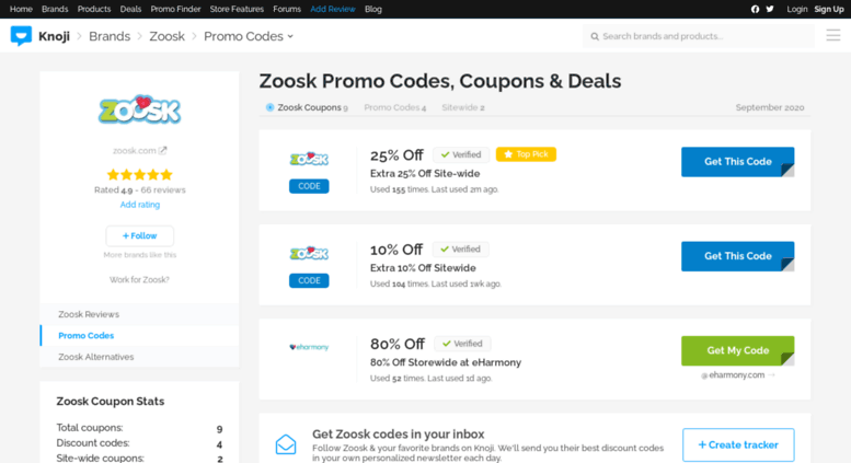 zoosk promotion code