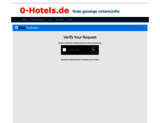 0-hotels.de screenshot