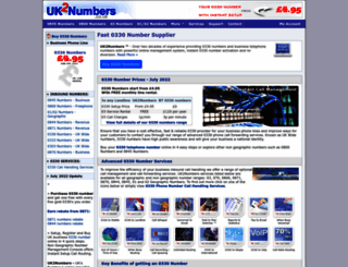 0330.uk2numbers.co.uk screenshot