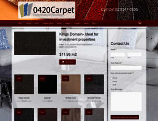 0420carpet.com.au screenshot