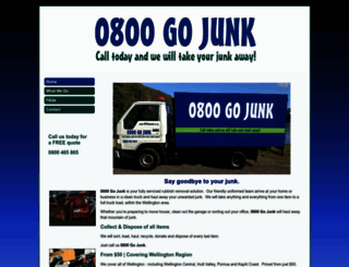 0800gojunk.co.nz screenshot