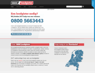 0800loodgieter.nl screenshot