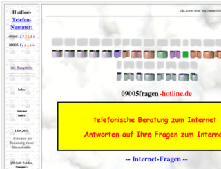 09005fragen-hotline.de screenshot
