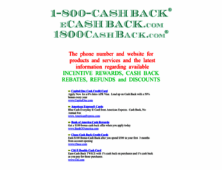 1-800-cashback.com screenshot