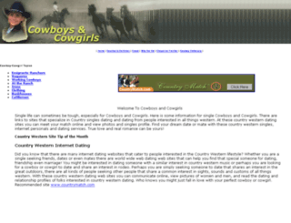 1-cowboys-cowgirls-country-western-personals.com screenshot